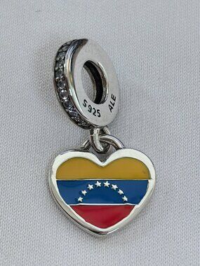 Pandora Venezuela Exclusive Dangle Charm Pendant, S925 Silver Jewelry